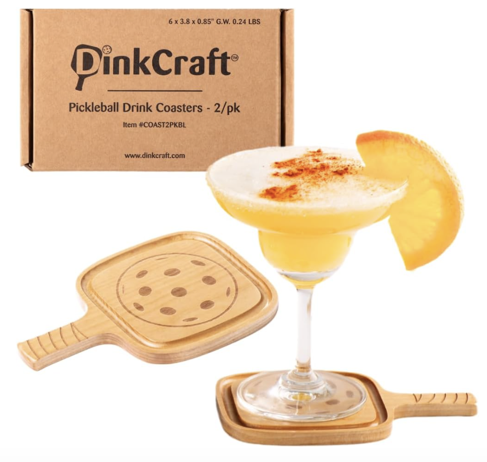 pickleball gifts for women drink coasters